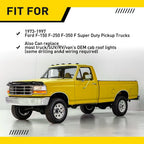 5Pcs Roof Top Cab Lights for Ford F150 F250 F350 (1973–1997) Smoked Marker Light
