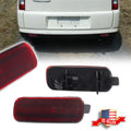 2X Red Lens Rear Bumper Reflector Lights for Honda CR-V (2002–2004)