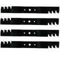 Set of 4 Toothed Mulching Blades for John Deere L100 100 Series (GX20249)