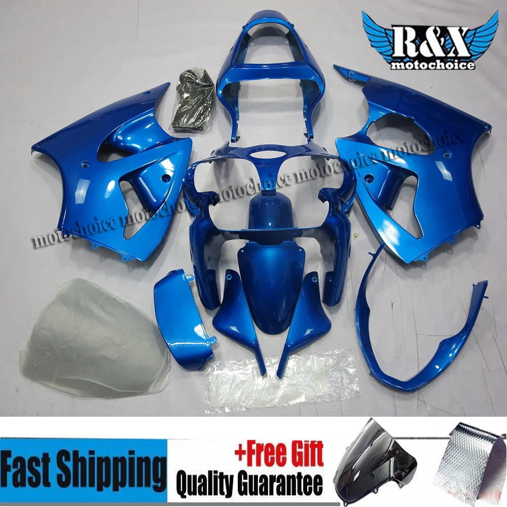 Blue ABS Fairing Kit for Kawasaki Ninja ZX-6R, ZZR600 (2000–2008)