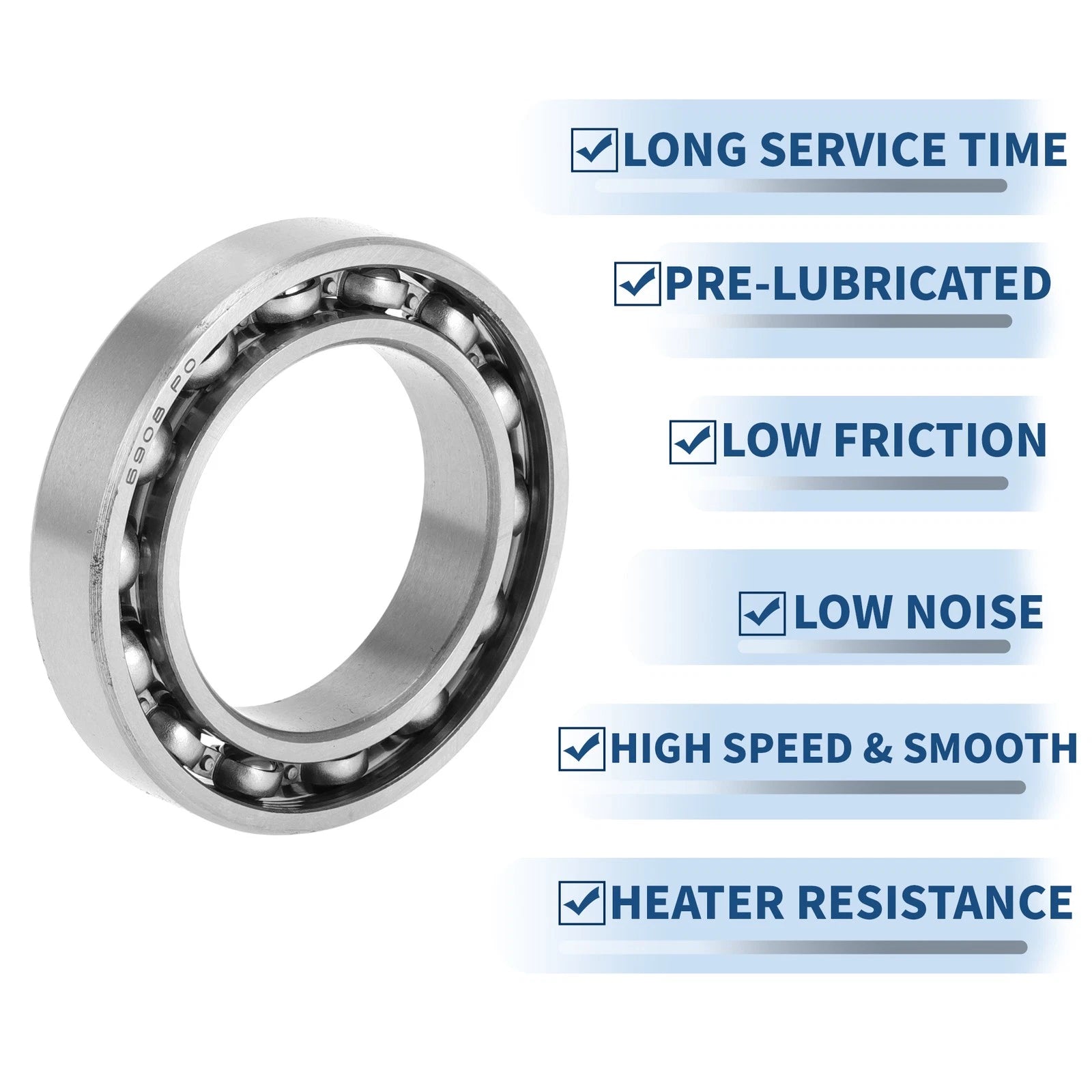 Deep Groove Ball Bearing 40x62x12mm for Scooter Skateboard (P0)