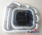 2" 51mm Universal Aluminum Intercooler Turbo Piping Black