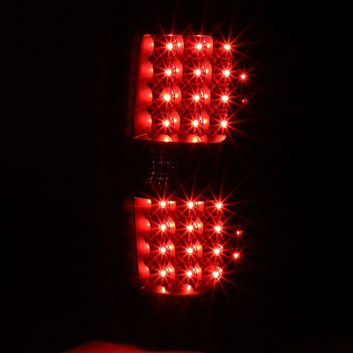 2X Full LED Tail Brake Lights for Ford F150 (2009–2014) - Black
