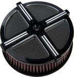 Air Cleaner Kit for V-Twin 2008–2023 (Black/Raw)