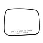 Chrome View Mirror Glass Passenger RH Side w/Plate for Nissan Rogue (2008–2015)