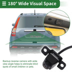 Rear View Camera for Hyundai Veloster 2012-2017 - 120-180 Degree Angle