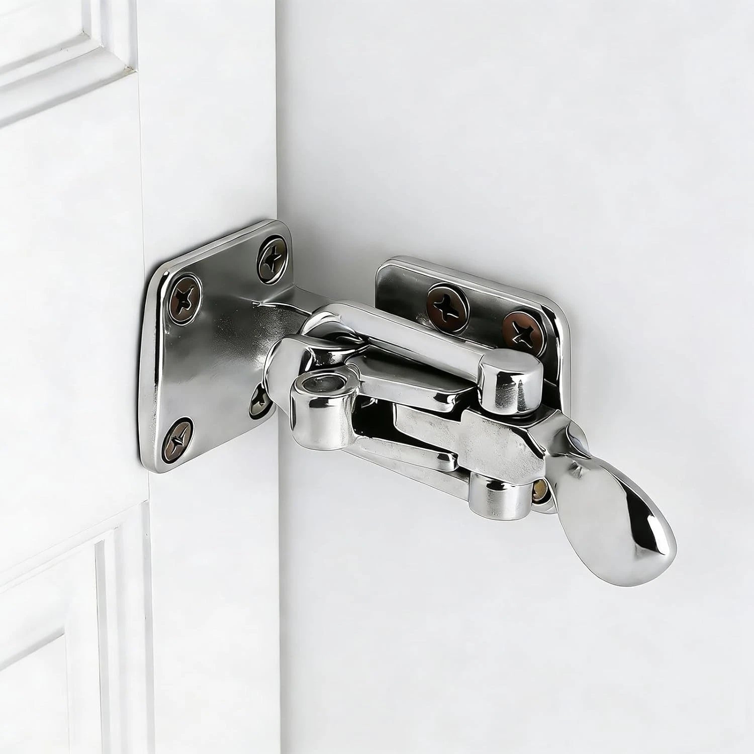 Stainless Steel Anti-Rattle Lockable Hatch Latch for