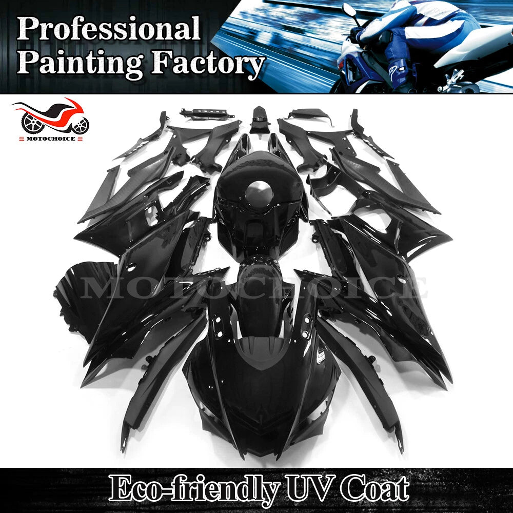 Fairing Kit for Yamaha YZF R3 R25 (2019–2021) Glossy Black ABS Bodywork