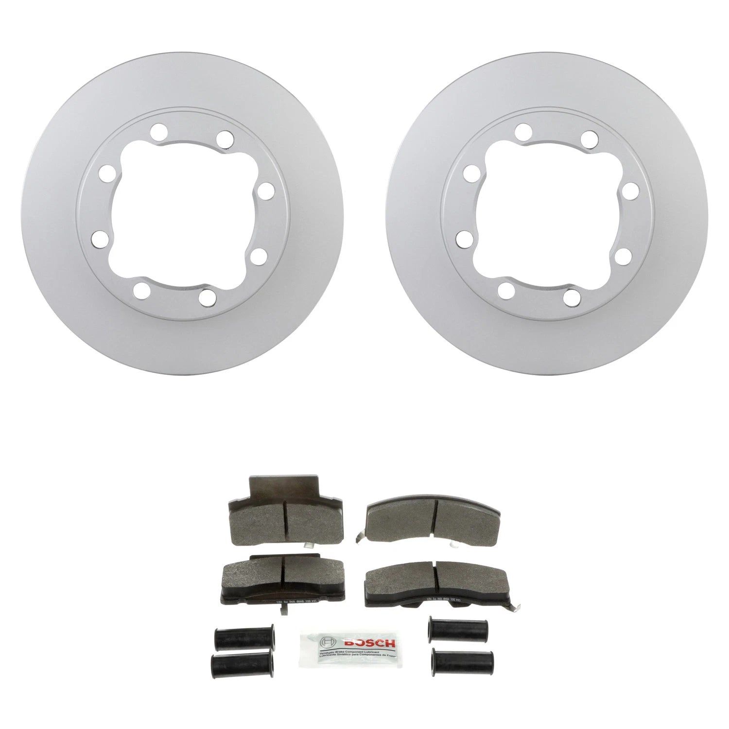 Set of 4 Bosch Front 318mm Rotors & Semi-Metallic Brake Pads for K2500 K3500