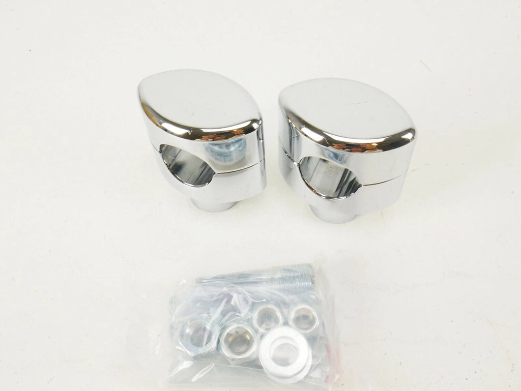 1-1/2" Tall Mohawk Hefty Risers for Harley Models (Fits 1" Handlebars)