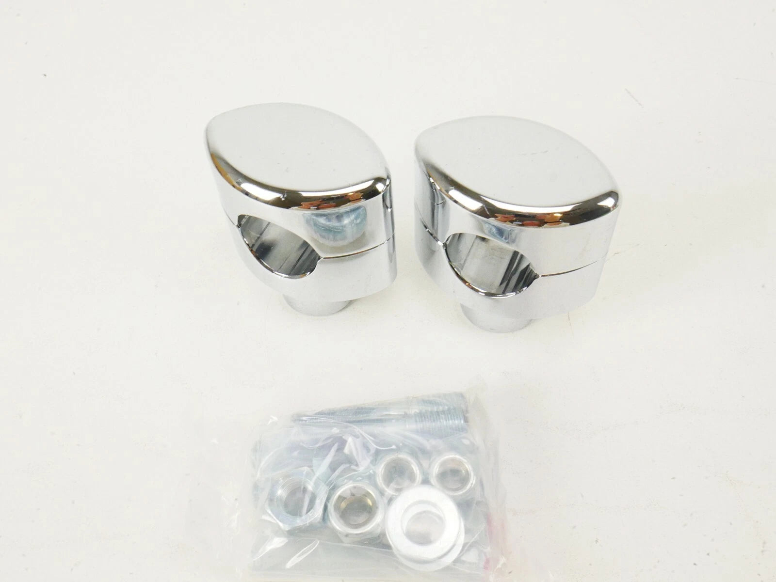 1-1/2" Tall Mohawk Hefty Risers for Harley Models (Fits 1" Handlebars)