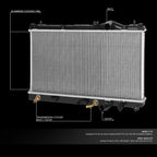 Aluminum Core Radiator for Chrysler Dodge Neon (1995–1999) DPI 1548