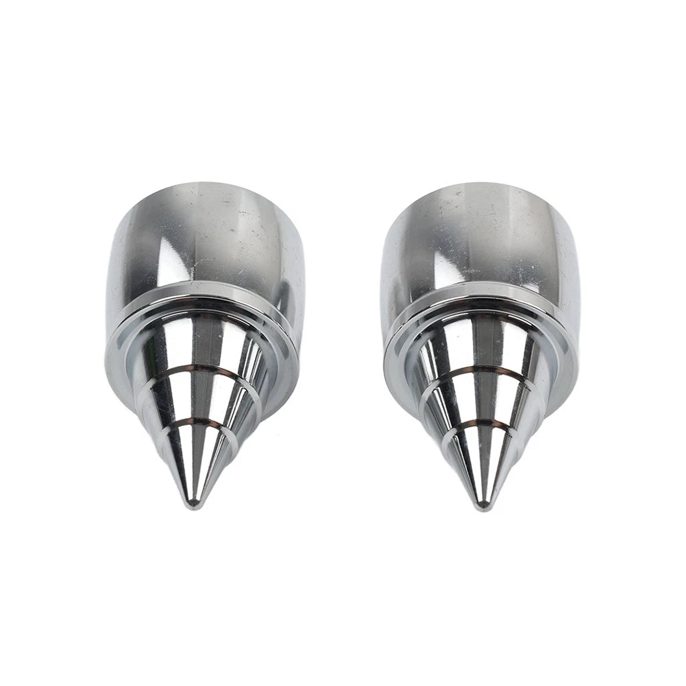 Set of 4 Front Axle Cap Nut Covers for Harley Touring/Dyna (2000–2007)