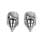 Set of 4 Front Axle Cap Nut Covers for Harley Touring/Dyna (2000–2007)