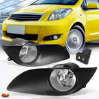 Clear Lens Front Bumper Fog Light Set for Yaris Hatchback (2009–2011)