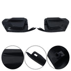 Fog Lamp Cover Pair for Chevrolet Traverse (2018–2021) Black Bezel