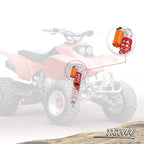 Air Front Shocks Absorbers for Suzuki Quadsport LTZ400 Z400 (2003–2014)