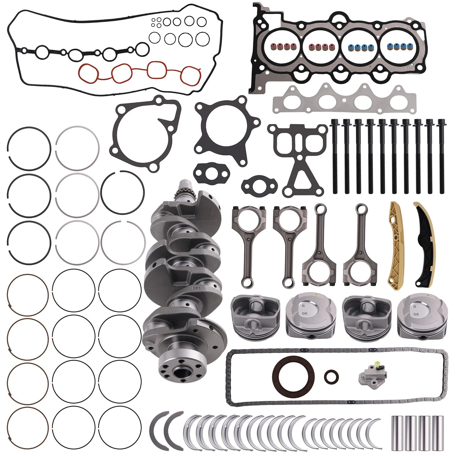 Engine Overhaul Rebuild Kit for Hyundai KIA (G4FD 1.6L)