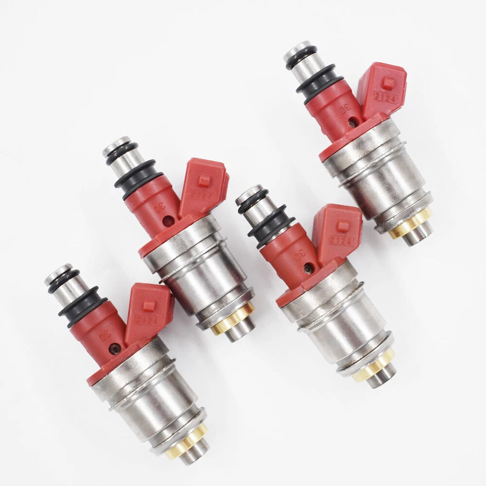 Set of 4 Fuel Injectors for Nissan D21 Pickup (1990–1994) 2.4L