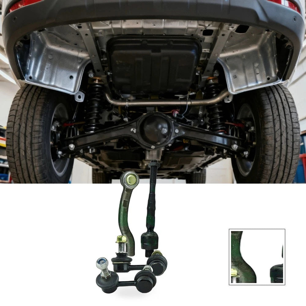Inner Outer Tie Rod End Sway Bar Link Kit for Nissan Navara D40 (2005–2015)