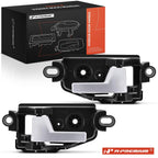 2X Rear Black & Silver Interior Door Handle for Ford Freestyle (2005–2007)