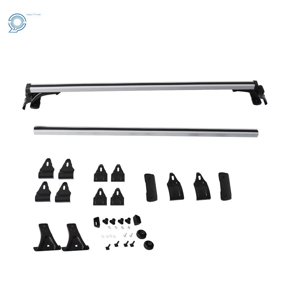 Universal 48" Roof Rack Cross Bar for Cars (Fits Most Models)