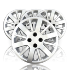Hubcap Wheel Covers Set of Four 15 Inch Silver for Chevy Cobalt (2005–2010)