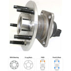 Wheel Hubs for Cadillac DeVille (1994–1996) with Bearing & Sensor FWD
