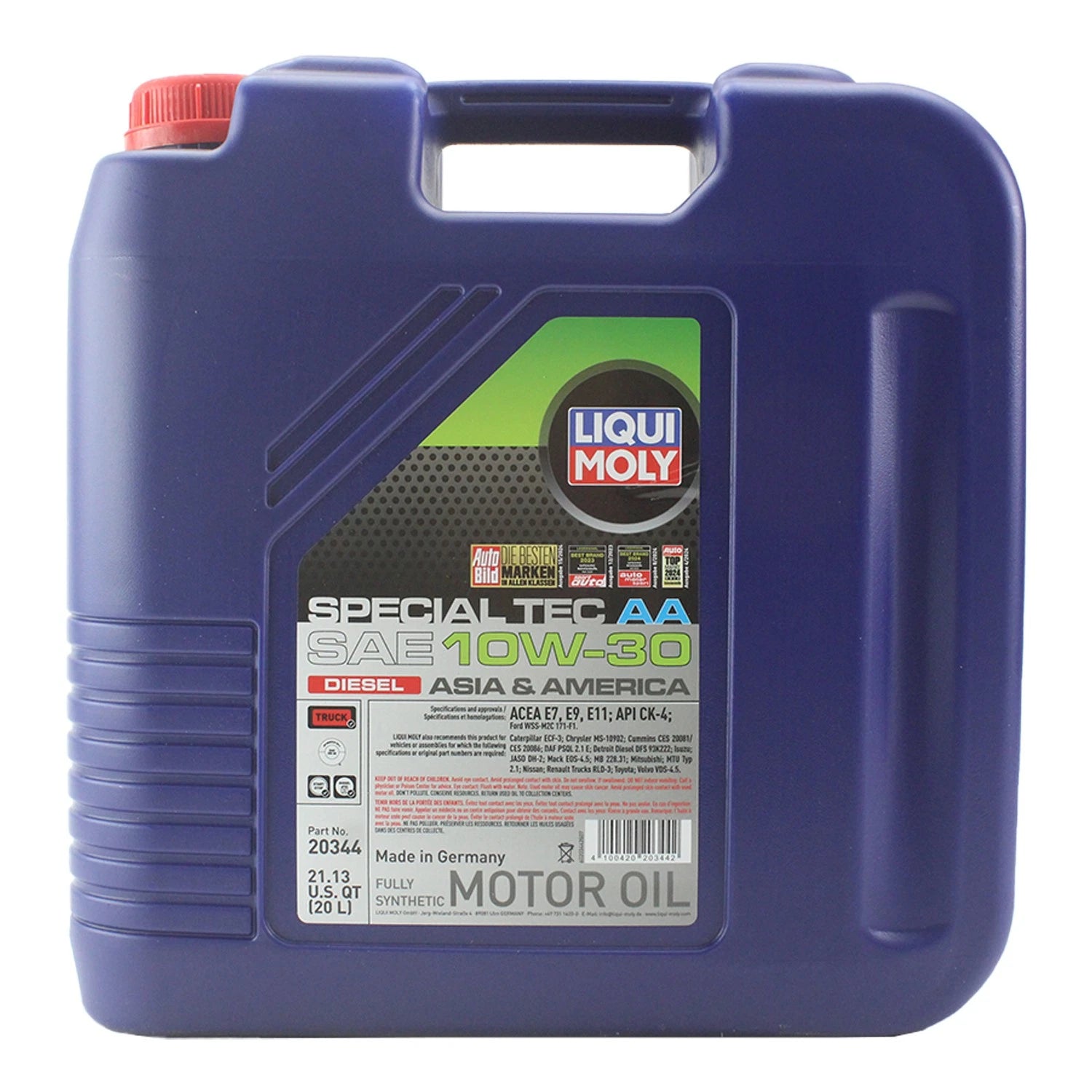 Liqui Moly 20344 Engine Motor Oil Special Tec AA 10W-30 Diesel (20L)