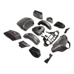 Fairings Bodywork Kit for Harley Electra Glide (2014–2024) Gray/Black Denim