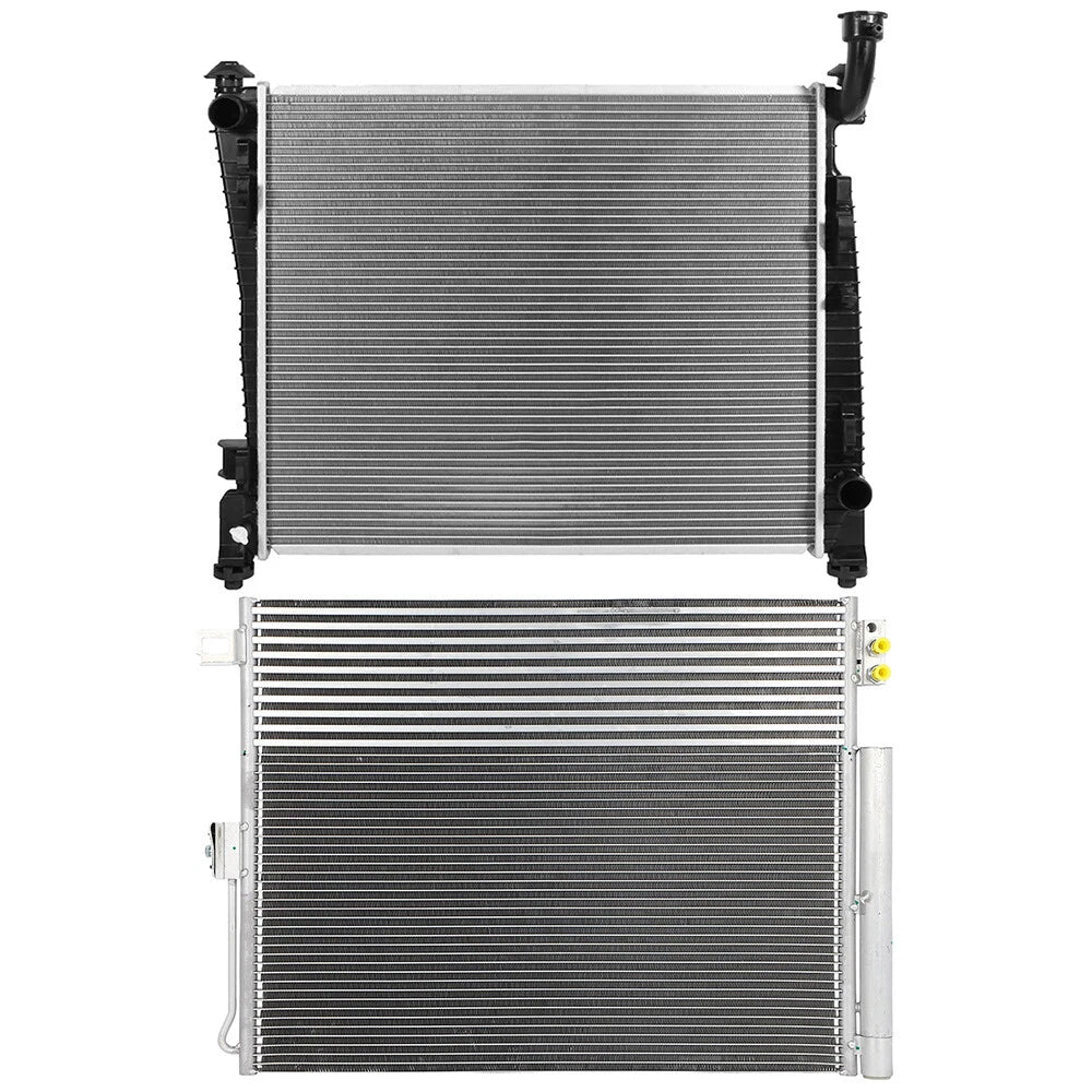 AC condenser and radiator assembly for Dodge Durango (2011-2014)