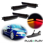 Set of 4 Smoked LED Side Marker Lights for VW Passat B5.5 (2001–2005)