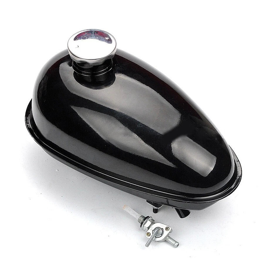 Metal Gas Tank Accessory With Cap for Motorized Bicycle Bike