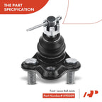 Front Inner & Outer Tie Rod Ends & Ball Joints for Toyota Corolla (2003-2008)
