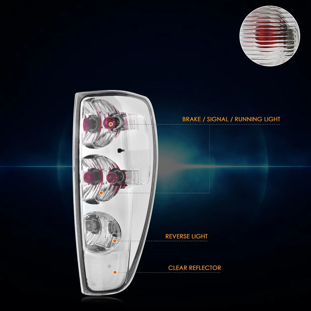 Clear Lens Tail Brake Lights for Colorado/Canyon (2004–2012)