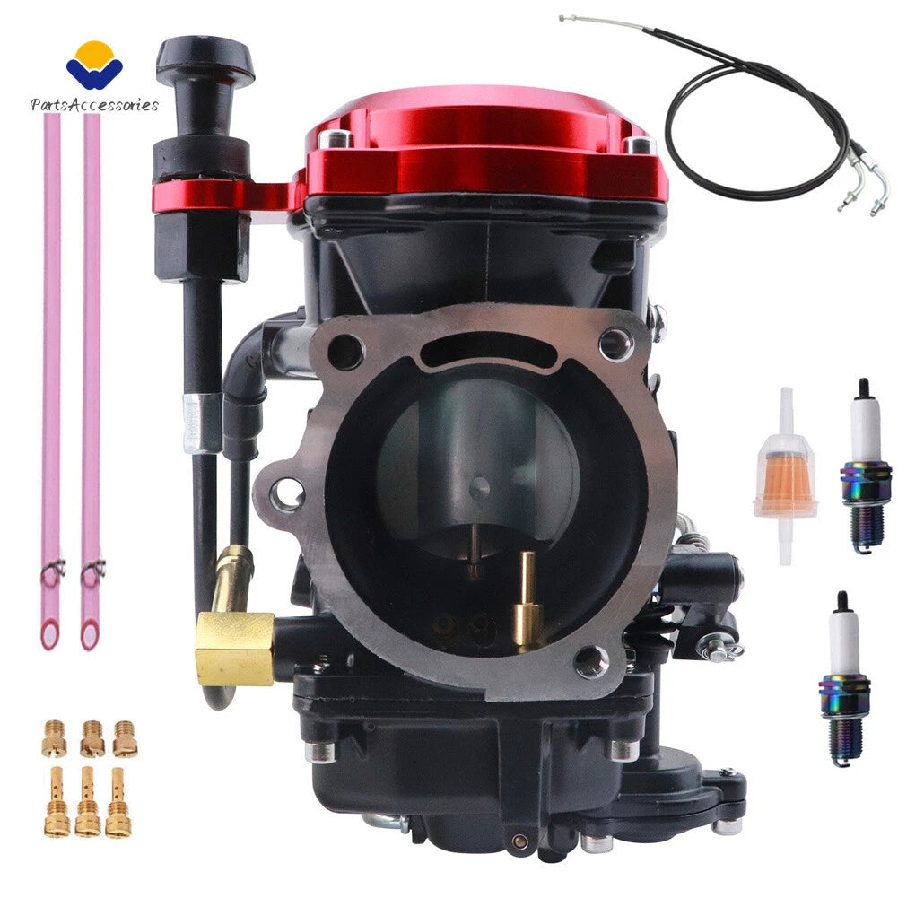 CV 40mm Carburetor & 43'' Throttle Cable for Sportster 883 1200