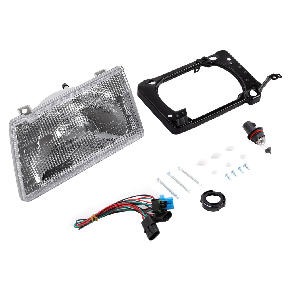 Headlights with Bulbs & Wiring Kit for Peterbilt 375 385