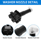 Front Driver Side Headlight Washer Nozzle for Lexus RX350 RX450h (2007–2015) No. 8520848070