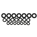 Assorted Tap Washers Replacement Set for Bath Sink Basin Shower (3/8", 1/2", 3/4")