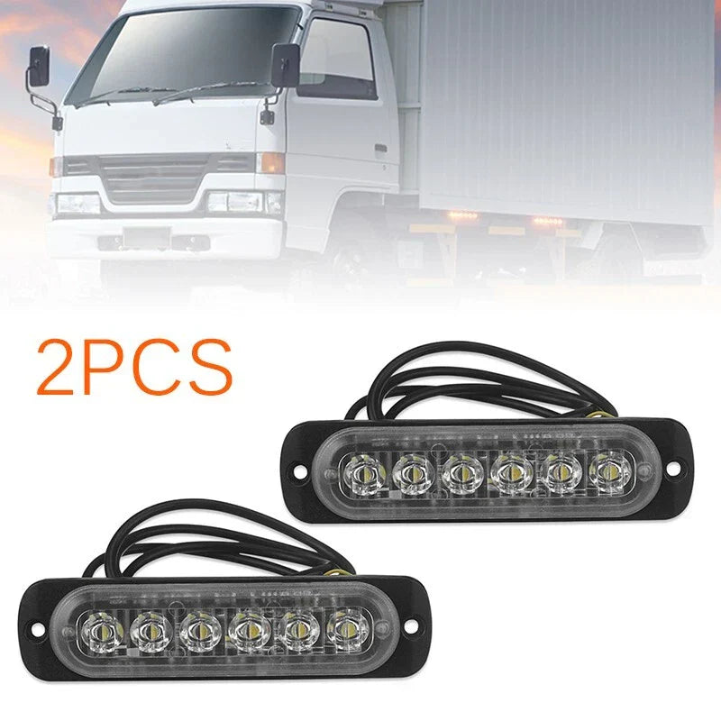 6LED White Work Light Bar for Off-road Vehicle DC 12V-24V