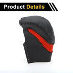 1 Pc Gear Shift Knob Cover for Honda Accord (2013–2017) Black Red Faux Leather
