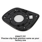 Right Side White Mirror Glass w/ Back for KIA Picanto (2012–2020)