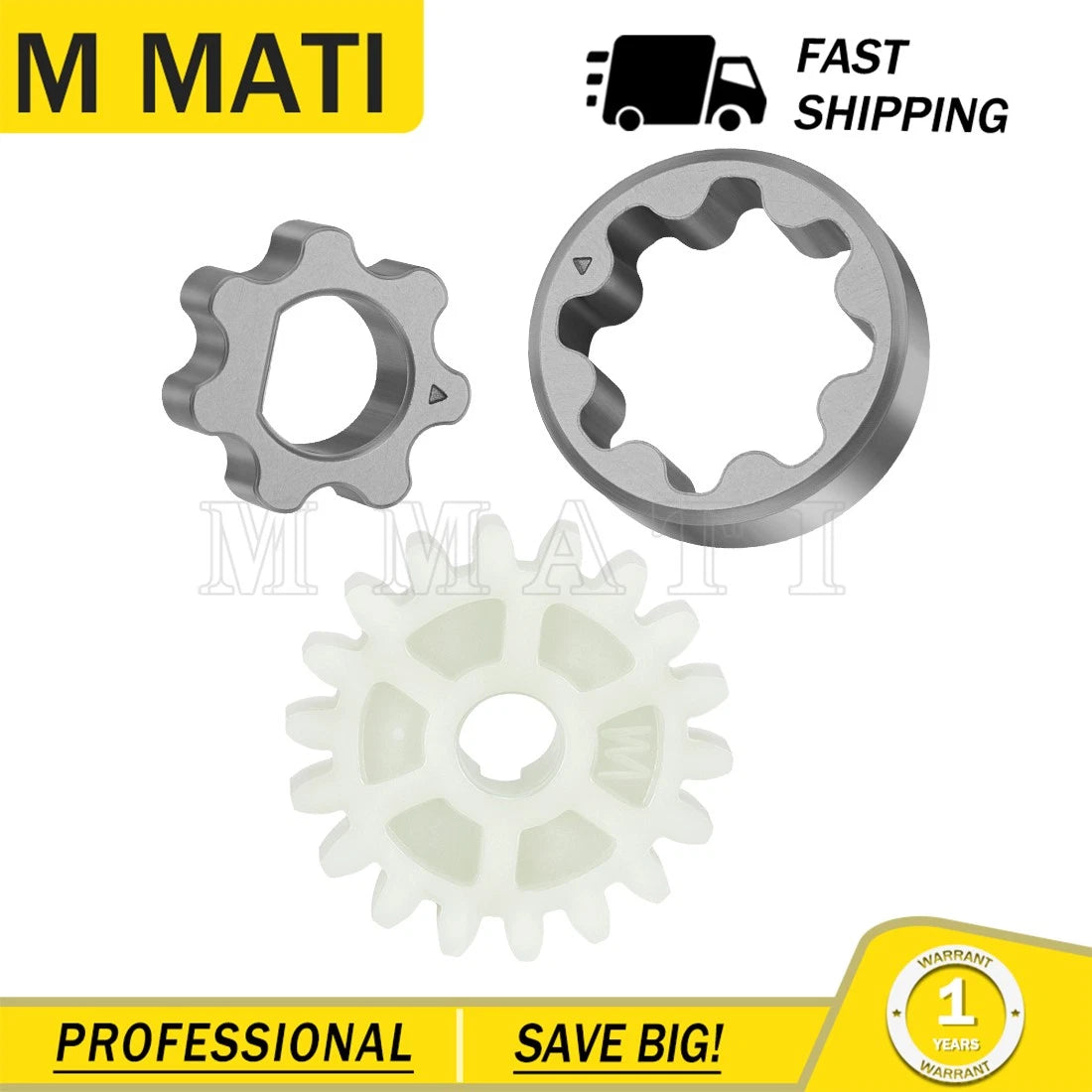Oil Pump Driven Gear & Rotor Set for Honda CRF250R CRF250X (2004–2017)