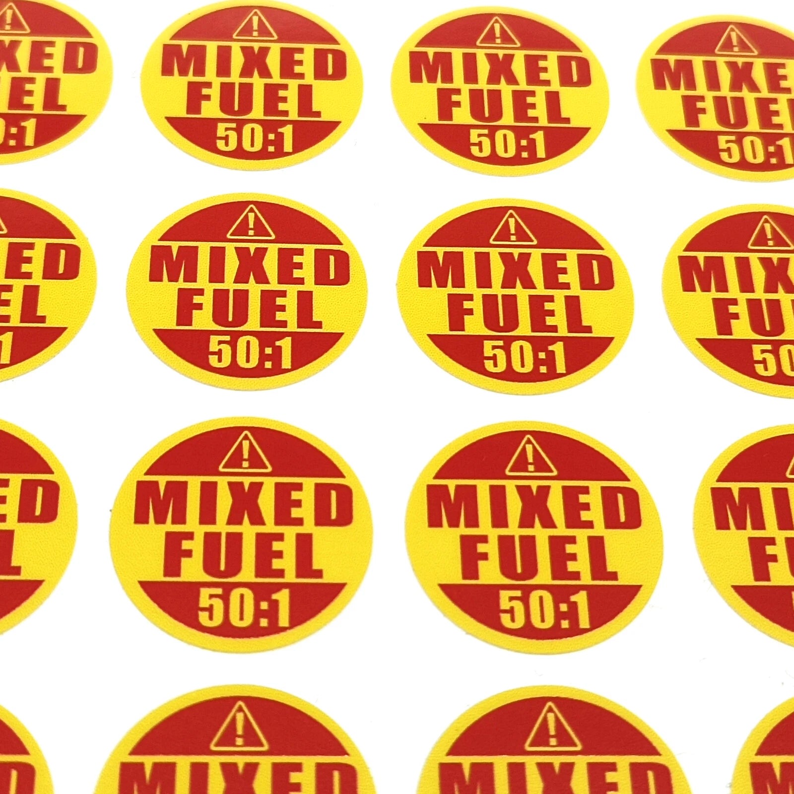 Mixed Fuel Sticker 50:1 for