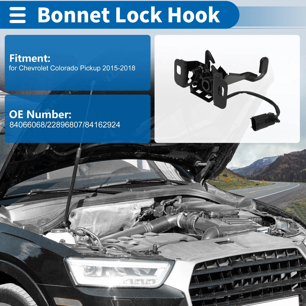 Hood Latch Assembly for Chevrolet Colorado (2015–2018) No. 84066068