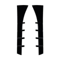 Rear Window Side Spoiler Trim Gloss Black for BMW 5 Series Touring (2011–2017)
