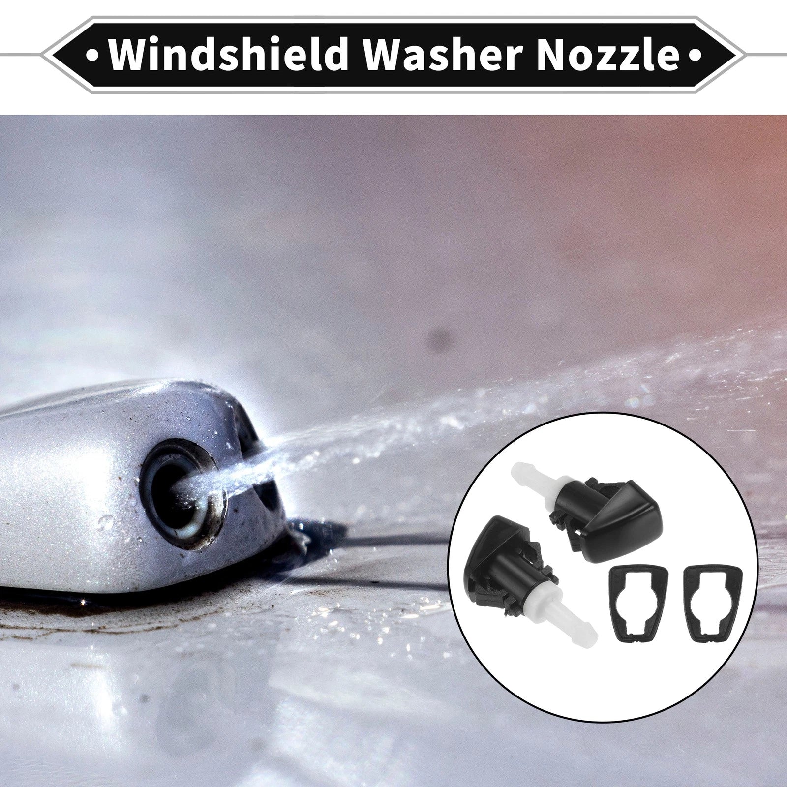 Front Windshield Washer Nozzle for Kia Borrego (2008–2012) No. 98630-3J000