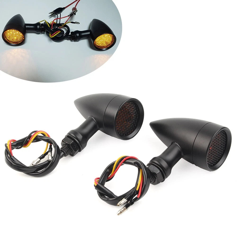 Turn Signal Amber LED Blinker Light for Harley Honda Motorcycle