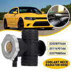 Radiator Coolant Hose Connector & Cap 52028974AA for Dodge Caliber Avenger (2007–2012)