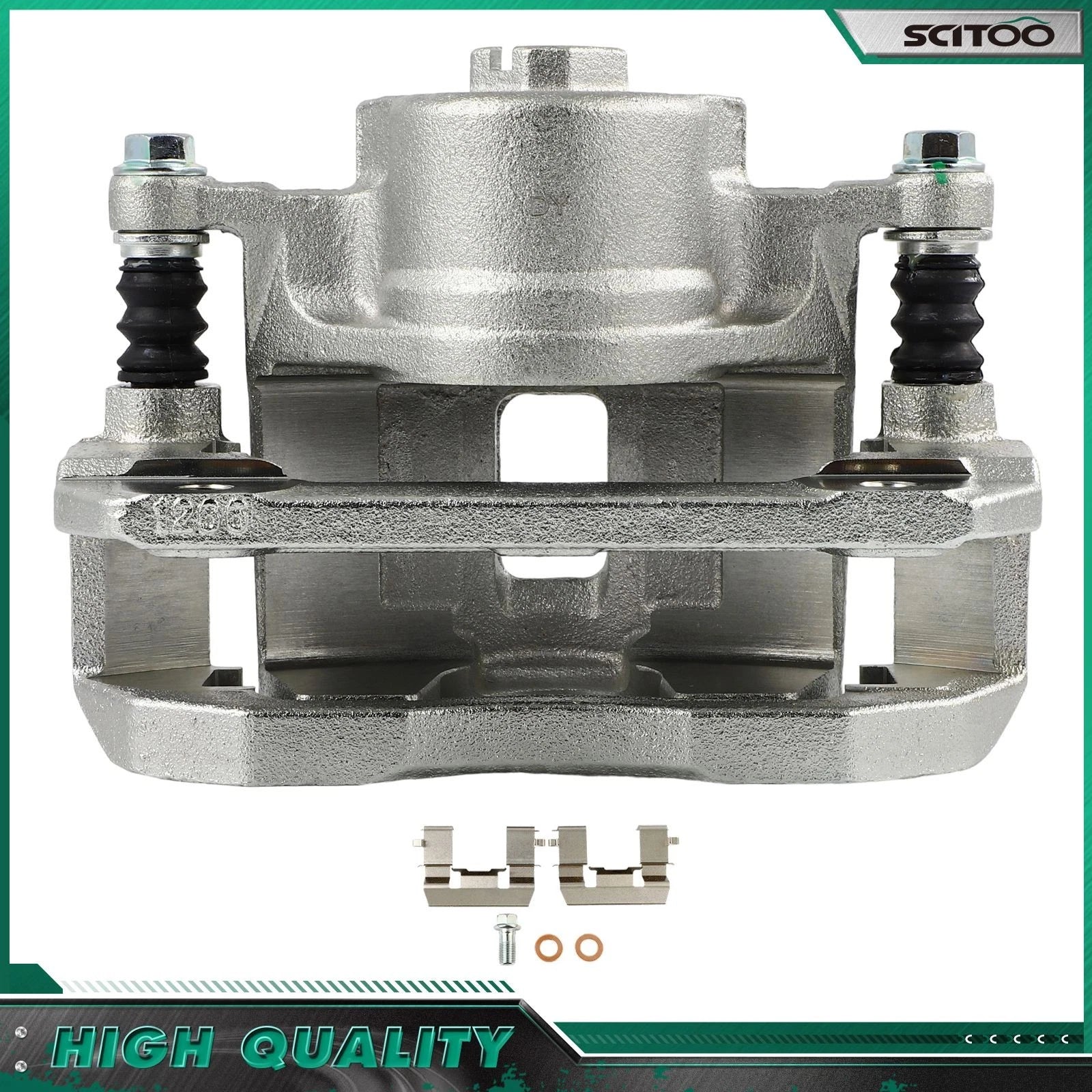 Front Left Brake Caliper w/ Bracket for Honda Accord (2003–2005, 2008–2011)